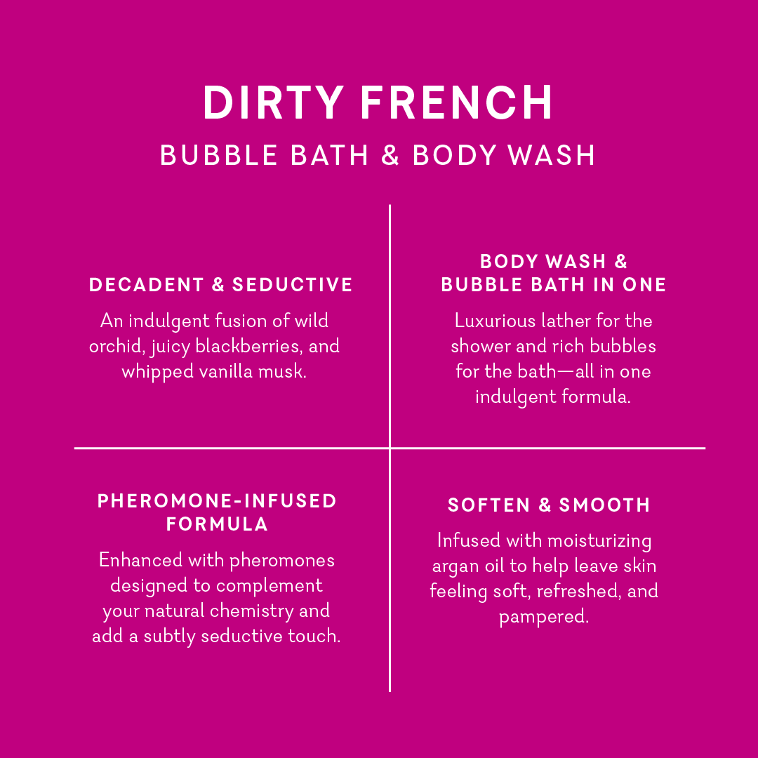 Skinny Dip Bubbli Shower Gel & Bubble Bath-NEW Dirty French