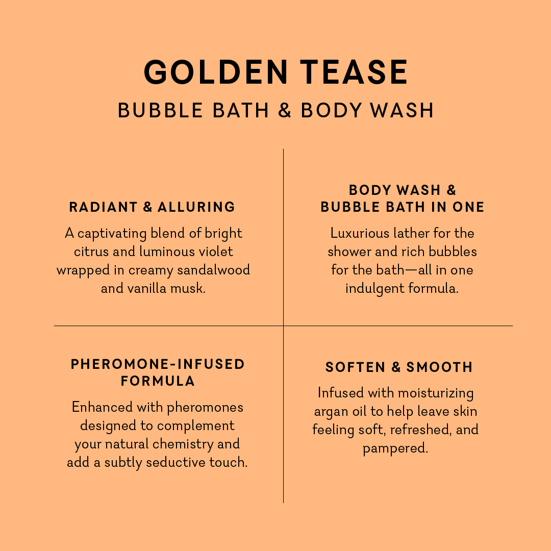 Skinny Dip Bubbli Shower Gel & Bubble Bath-NEW Golden Tease